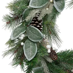 Glitter Frost Berry Pine Christmas Wreath