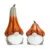 Gnomes with Pumpkin Hats, Set of 2