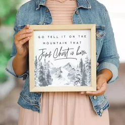 Go Tell It On The Mountain Wall Plaque