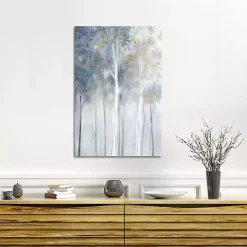 Gold and Silver Forest Canvas Art Print