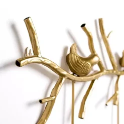 Gold Birds on Branch Collage Frame