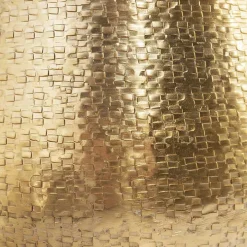 Gold Hammered Metal Retta Planter