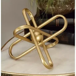 Gold Modern Burst 2-pc. Decorative Sculpture Set
