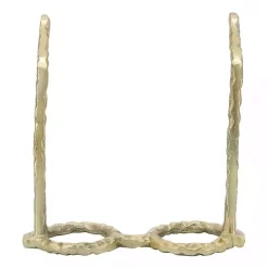 Gold Round Eye Glasses Sculpture