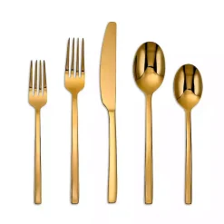 Gold Satin Baker 20-pc. Flatware Set