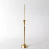 Gold Slim Taper Candle Holder, 16 in.