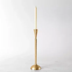 Gold Slim Taper Candle Holder, 16 in.