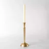 Gold Slim Taper Candle Holder, 12 in.