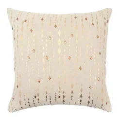 Gold Studded Stripe Pillow