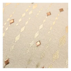 Gold Studded Stripe Pillow