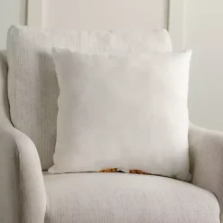 Golden Retriever with Santa Hat Christmas Pillow