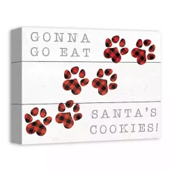 Gonna Go Eat Santa's Cookies Canvas Art Print