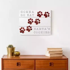 Gonna Go Eat Santa's Cookies Canvas Art Print