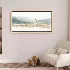 Good Shepherd Framed Canvas Art Print