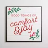 Good Tidings of Comfort & Joy Wall Plaque