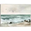 Graceful Sea Framed Canvas Art Print
