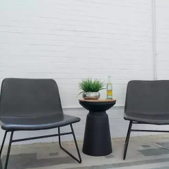 Grass Arrangement in Silver Ceramic Bowl