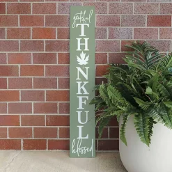 Grateful, Thankful, Blessed Fall Porch Board