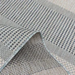 Gray Blue Elletta Indoor/Outdoor Area Rug, 7x9