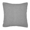 Gray Boucle Handwoven Pillow
