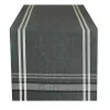 Gray Chambray French Stripe Table Runner, 108 in.