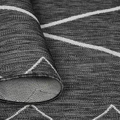 Gray Connected Diamond Outdoor Area Rug, 8x10