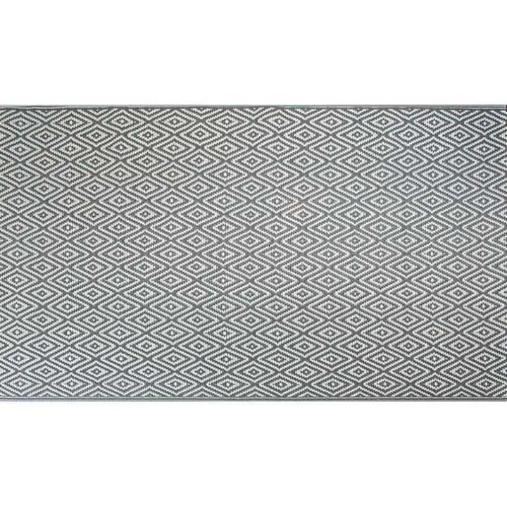 Gray Diamond Outdoor/Indoor Area Rug, 4x6