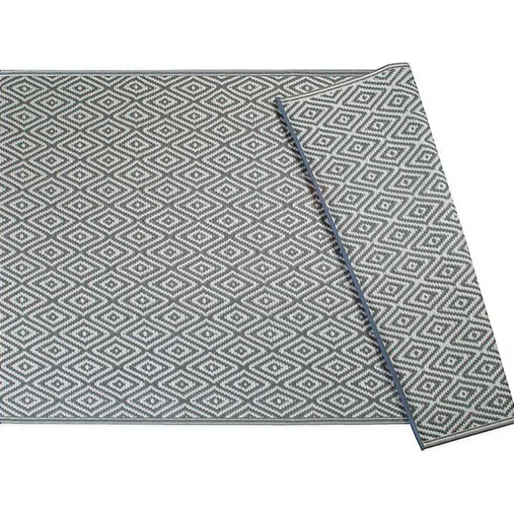 Gray Diamond Outdoor/Indoor Area Rug, 4x6