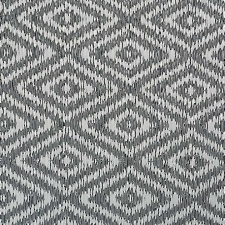 Gray Diamond Outdoor/Indoor Area Rug, 4x6