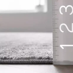 Gray Distressed Power Loomed Area Rug, 10x14