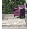 Gray Lana Stripe Outdoor Rug, 7x10