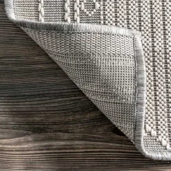 Gray Lee Global Stripes Outdoor Area Rug, 5x8