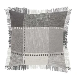 Gray Monochrome Accent Pillow