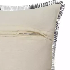 Gray Monochrome Accent Pillow