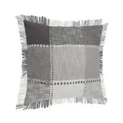 Gray Monochrome Accent Pillow