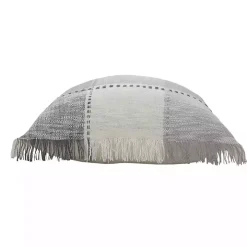 Gray Monochrome Accent Pillow