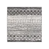 Gray Moroccan Pattern Square Area Rug, 4 ft.
