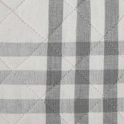 Gray Plaid Eat Drink Enjoy 4-pc. Dish Towel Set