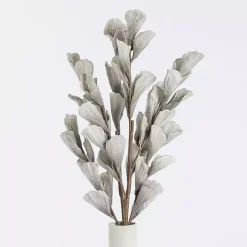 Gray Shell Leaf Stems, Set of 2