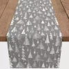 Gray Sketched Trees Table Runner, 72 in.