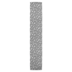 Gray Sketched Trees Table Runner, 72 in.