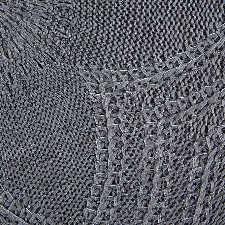 Gray Woven Round Placemats, Set of 6