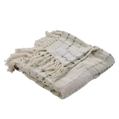 Grayscale Stitched Throw