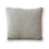 Green Cross-Stitch Woven Pillow