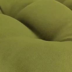 Green French Edge 2-pc. Outdoor Wicker Cushion Set