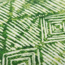 Green Geometric Diamonds Outdoor Pillow, 22 in.