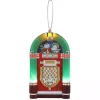 Green Mini Jukebox LED Christmas Ornament