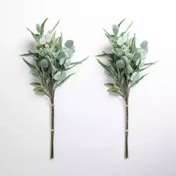 Green Mixed Eucalyptus Bouquets, Set of 2