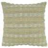 Green on Green Woven Throw Pillow
