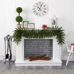 Green Pine Clear LED Garland